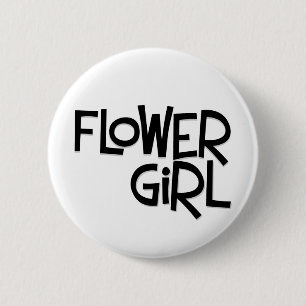 Hipster-Blumenmäuse Button