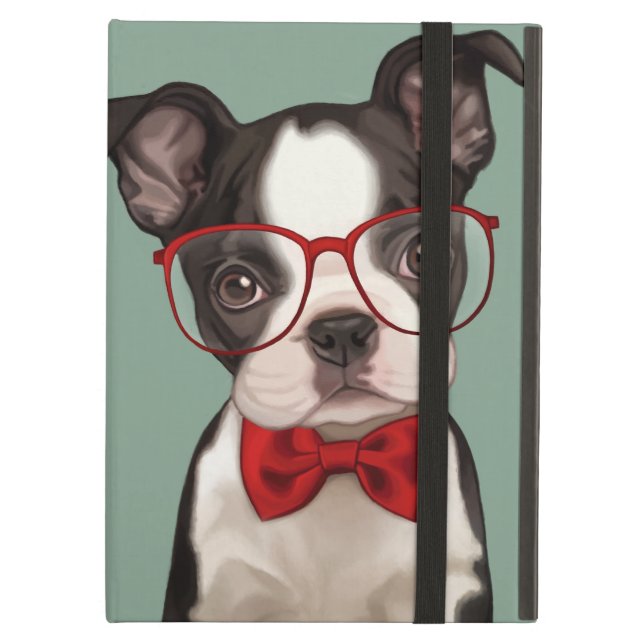 Hipster-Boston-Terrier (Vorderseite Geschlossen)