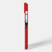 Hipster Boston Terrier Pup Case-Mate iPhone Hülle (Rückseite / Links)