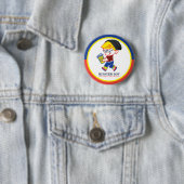 Hipster Boy - Parody-Abbildung 6 Cm Round Abzeiche Button (Beispiel)