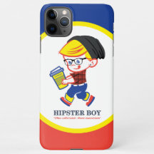 Hipster Boy - Parody-Illustration