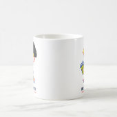 Hipster Boy - Parody Illustration T - Shirt Kaffeetasse (Mittel)