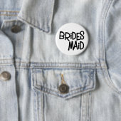 Hipster-Brautjungfer Button (Beispiel)