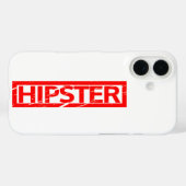 Hipster Briefmarke Case-Mate iPhone Hülle (Rückseite (Horizontal))