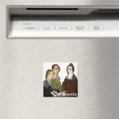 Hipster Bronte Sisters Magnet (In Situ (Geschirrspüler))