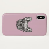 Hipster-Bulldogge Case-Mate iPhone Hülle (Rückseite (Horizontal))