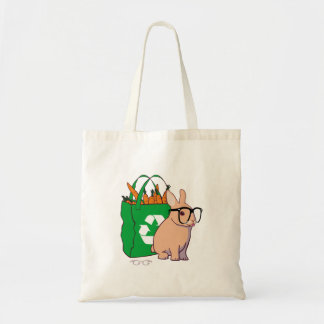 Hipster Bunny Bag (ohne Text) Tragetasche