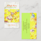 Hipster Butterfly Künstlerische Mode Visitenkarte (Vorne/Hinten)