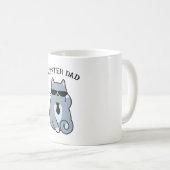 Hipster Cat - Cat Lover Cat Vater Personalisiert Kaffeetasse (VorderseiteRechts)