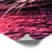 Hipster Cat Pop Art Poster (Ecke)