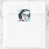 Hipster Chic Retro Pop Art Stickers (Tasche)
