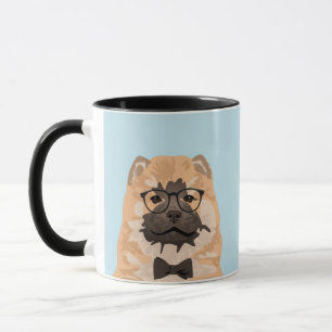 Hipster-Chow-Chow Chow-Chow HundeTasse für Tasse