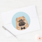 Hipster Chow Chow Dog Sticker für Hundeliebhaber (Umschlag)