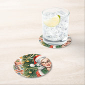 Hipster Claus Untersetzer (Vor Ort)