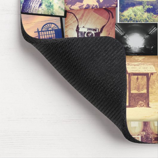 Hipster-Collage für cooles Foto Mousepad (Ecke)