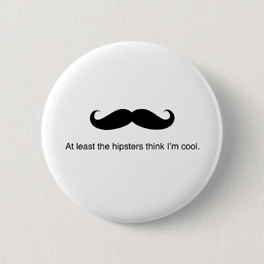 Hipster cool button (Vorderseite)
