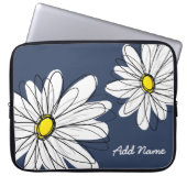 Hipster Daisy Zeichnend in trendigen Farben Laptopschutzhülle (Vorderseite)