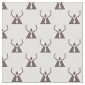 Hipster Deer Antlers, Necktie #11 ID1073 Stoff (Nahaufnahme)