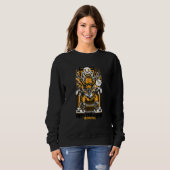 Hipster Deer Sweatshirt (Vorne ganz)