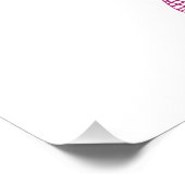 HIPSTER DETTURBAL DRUCKER - PINK FOTODRUCK (Ecke)