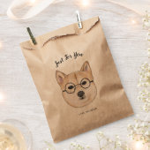 Hipster Dog, Shiba Inu | Nur für Sie Geschenktütchen (Ausgeschnitten)
