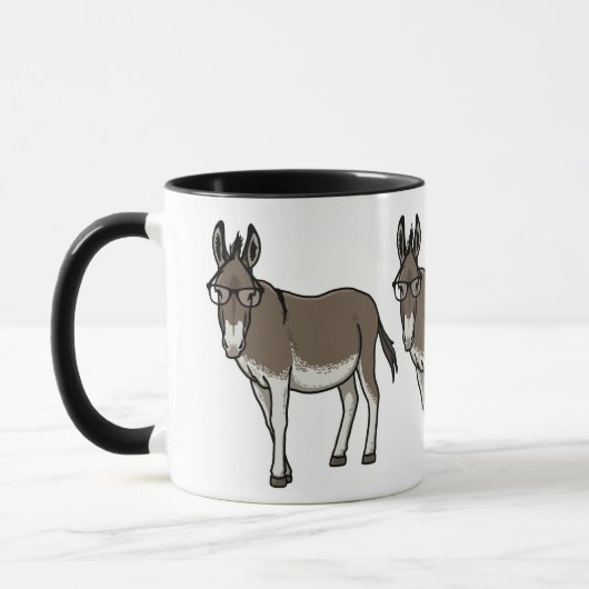 Hipster Donkey Tasse (Links)