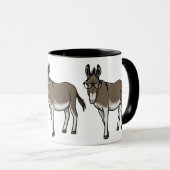 Hipster Donkey Tasse (VorderseiteRechts)