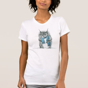 Hipster-Eichhörnchen-T - Shirt