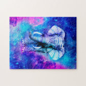 Hipster Elephant Nebula Space Puzzle (Horizontal)