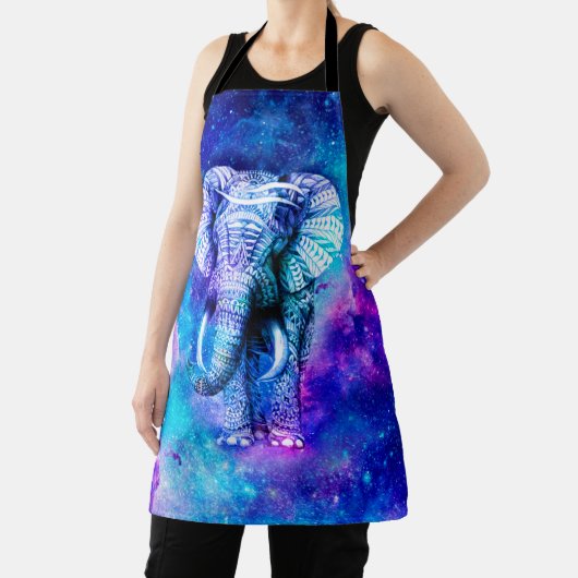Hipster Elephant Nebula Space Schürze (InSitu)