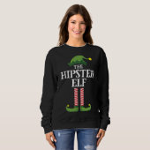 Hipster Elf Matching Party Sweatshirt (Vorne ganz)