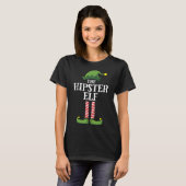 Hipster Elf Matching Party T-Shirt (Vorne ganz)