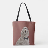 Hipster-englischer Setzer-Taschen-Tasche für Tasche (Rückseite)