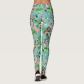 Hipster Exotic Koala Design Niedlich Girls Leggings (Rückseite)