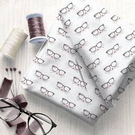 Hipster Eyeglasses, Cat Whiskers #10 ID1073 Stoff