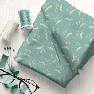 Hipster Eyeglasses und Mustache #6 ID1073 Stoff