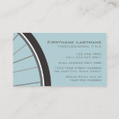 Hipster Fahrrad mit Individuelle Name Visitenkarte (Rückseite)