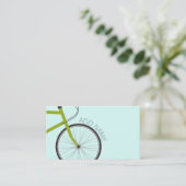 Hipster Fahrrad mit Individuelle Name Visitenkarte (Stehend Vorderseite)