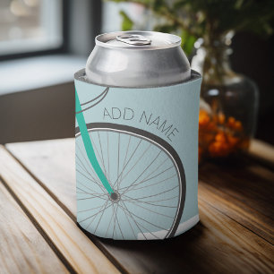Hipster-Fahrrad mit individuellem Namen Dosenkühler