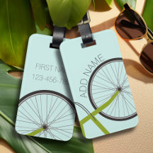 Hipster-Fahrrad mit individuellem Namen
