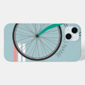 Hipster Fahrrad Pastellrad Individuelle Name Case-Mate iPhone Hülle (Rückseite (Horizontal))
