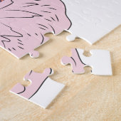 Hipster-Flamingo Puzzle (Seite)