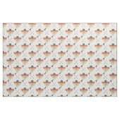 Hipster Fox, Bowler Hat, Pipe #8 ID1073 Stoff (Fat Quarter (45,7 x 55,9 cm))