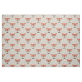 Hipster Fox, Glasses und Mustache ID1073 Stoff (Fat Quarter (45,7 x 55,9 cm))