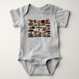 hipster französischer botanischer Druck vintage Pi Baby Strampler