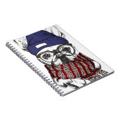 Hipster Französischer Bull-Hund Notizblock (Rechte Seite)