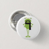 Hipster-Frosch Button (Vorne & Hinten)
