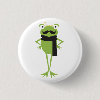 Hipster-Frosch Button