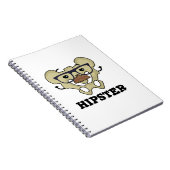 Hipster Funny Angesagt Bone Anatomie Pun Notizblock (Rechte Seite)