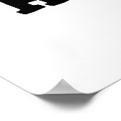 Hipster Funny Angesagt Bone Anatomie Pun Poster (Ecke)